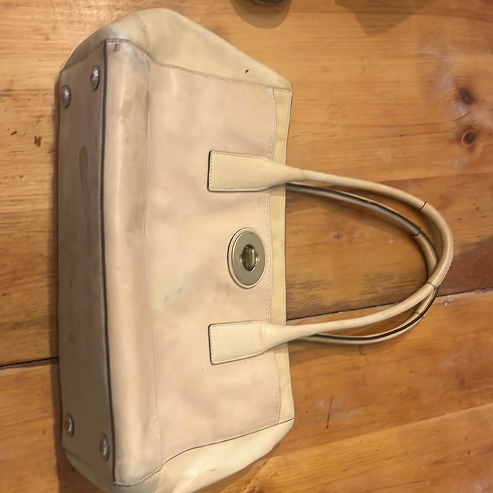 Vintage, Beige coach bag